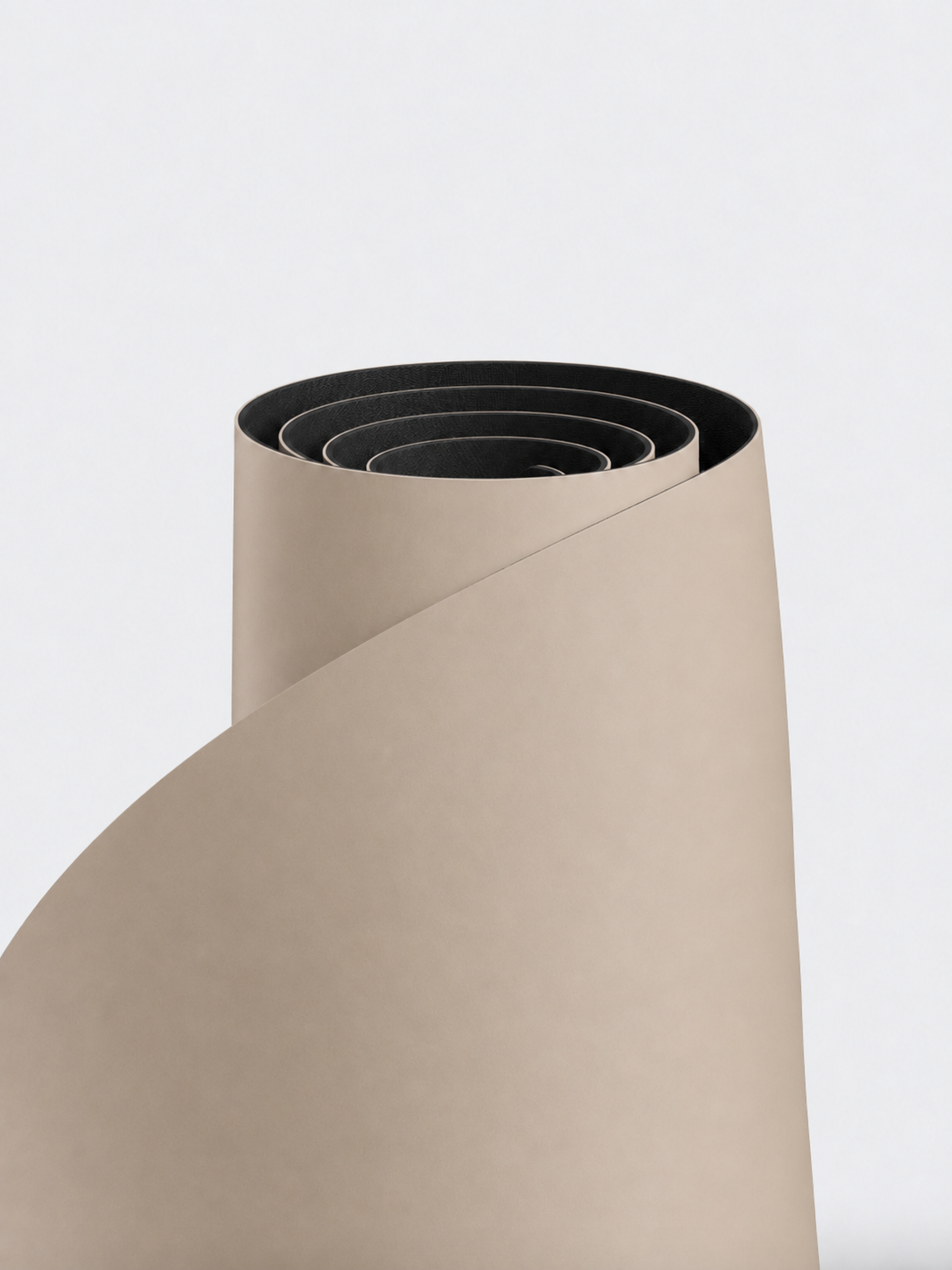 Tapis de Pilates Grip arrondi beige