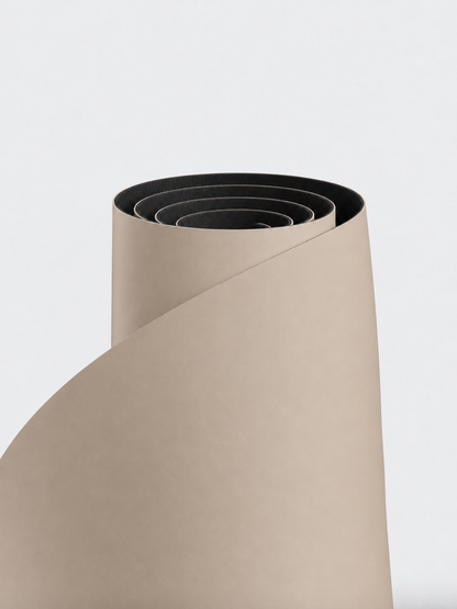 Tapis de Pilates Grip arrondi beige