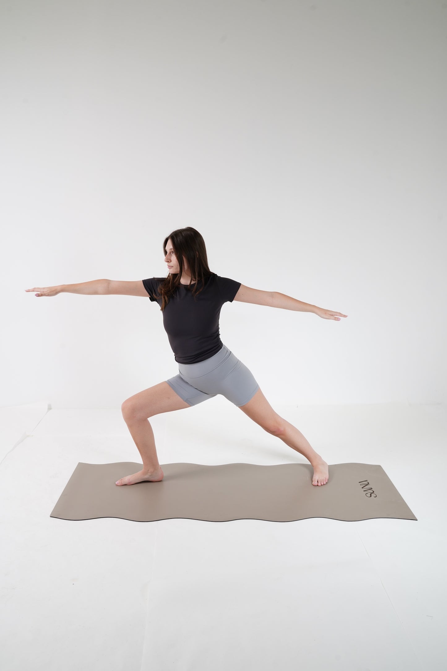 Tapis de pilates ondulé Beige