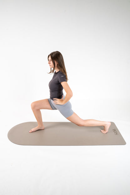 Tapis de Pilates Grip arrondi beige
