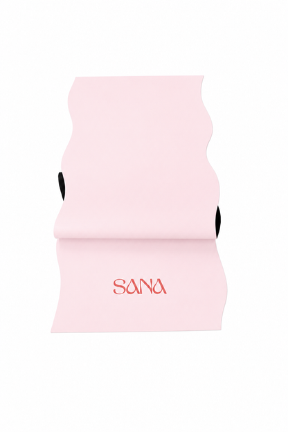 Tapis de pilates ondulé Rose