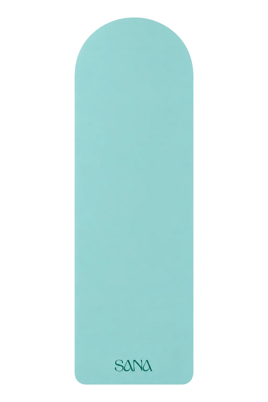 Gerundete Pilates-Matte mit Grip