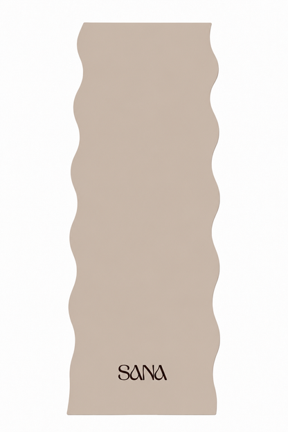 Tapis de pilates ondulé Beige