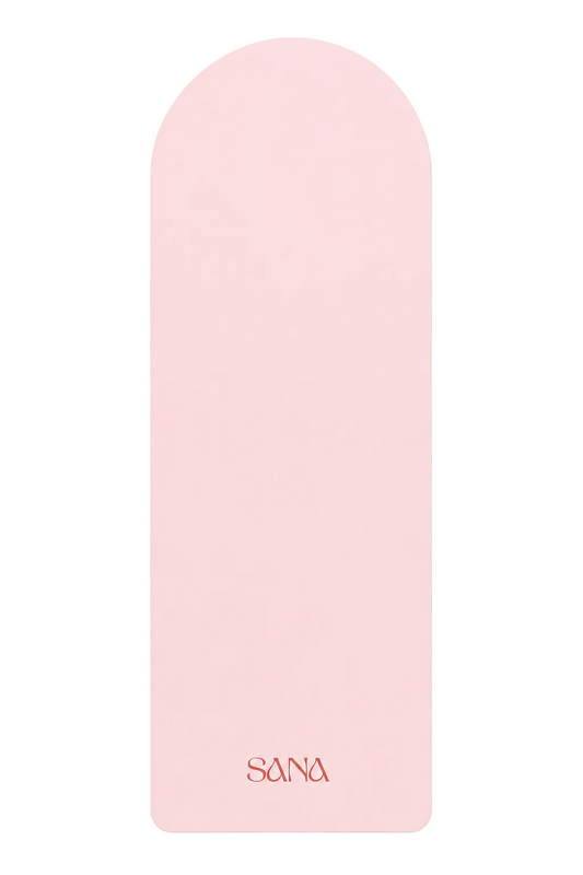 Runde Pilatesmatte Grip pink
