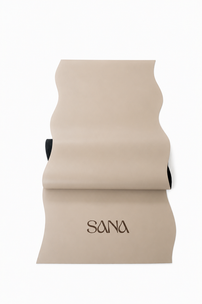 Tapis de pilates ondulé Beige